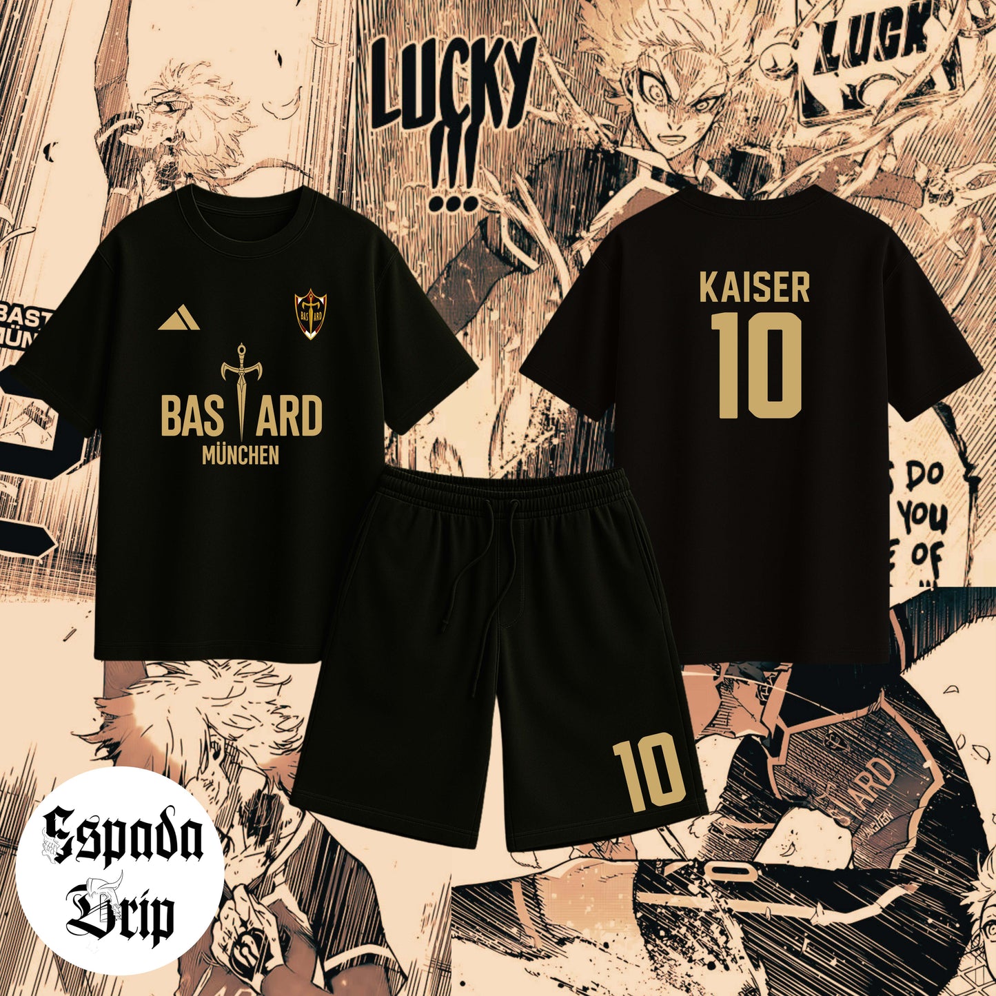 Ensemble Kaiser Bastard München T-shirt + Short