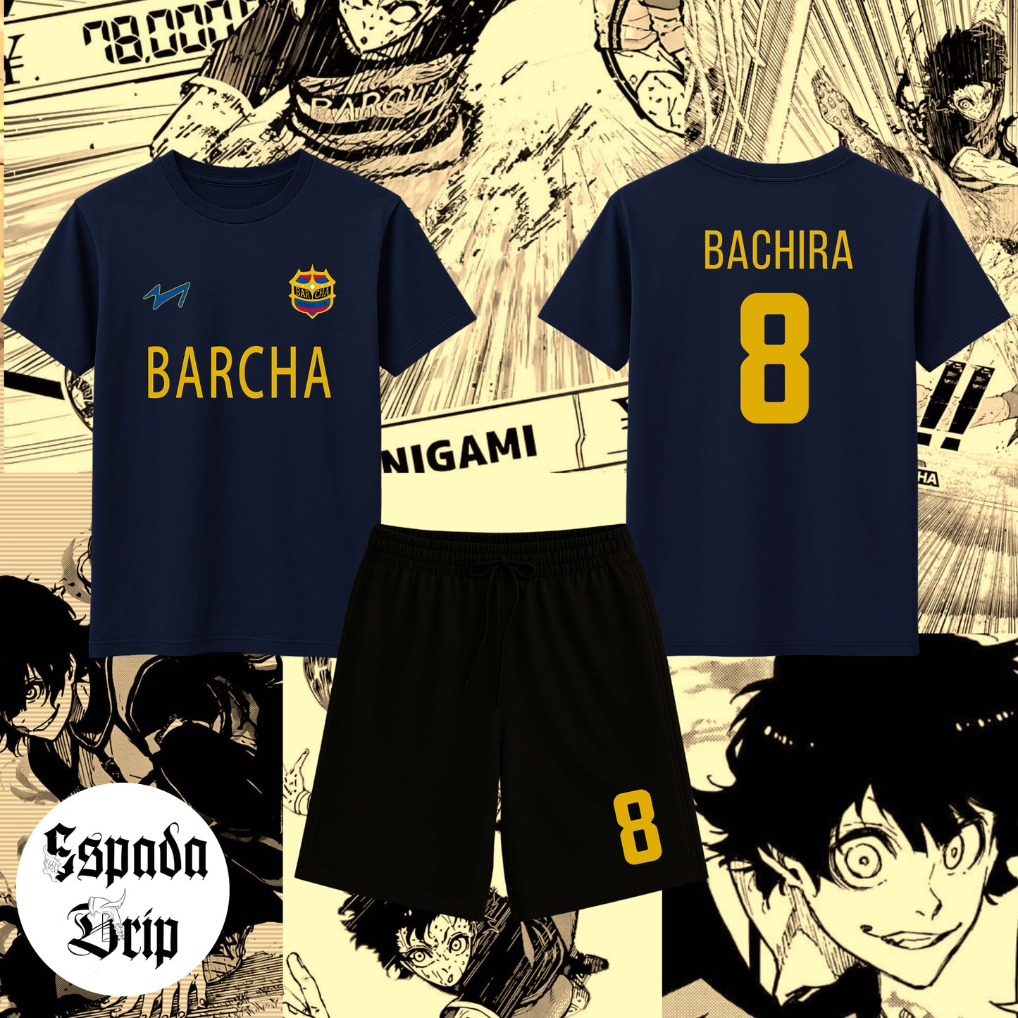 Ensemble Bachira Barcha T-shirt + Short