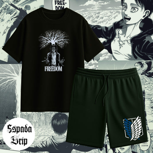 Ensemble Eren Yeager T-shirt + Short