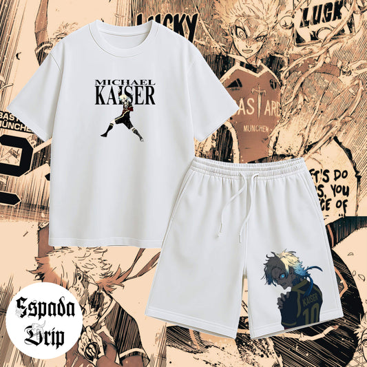 Ensemble Kasier Blue Lock T-shirt + Short