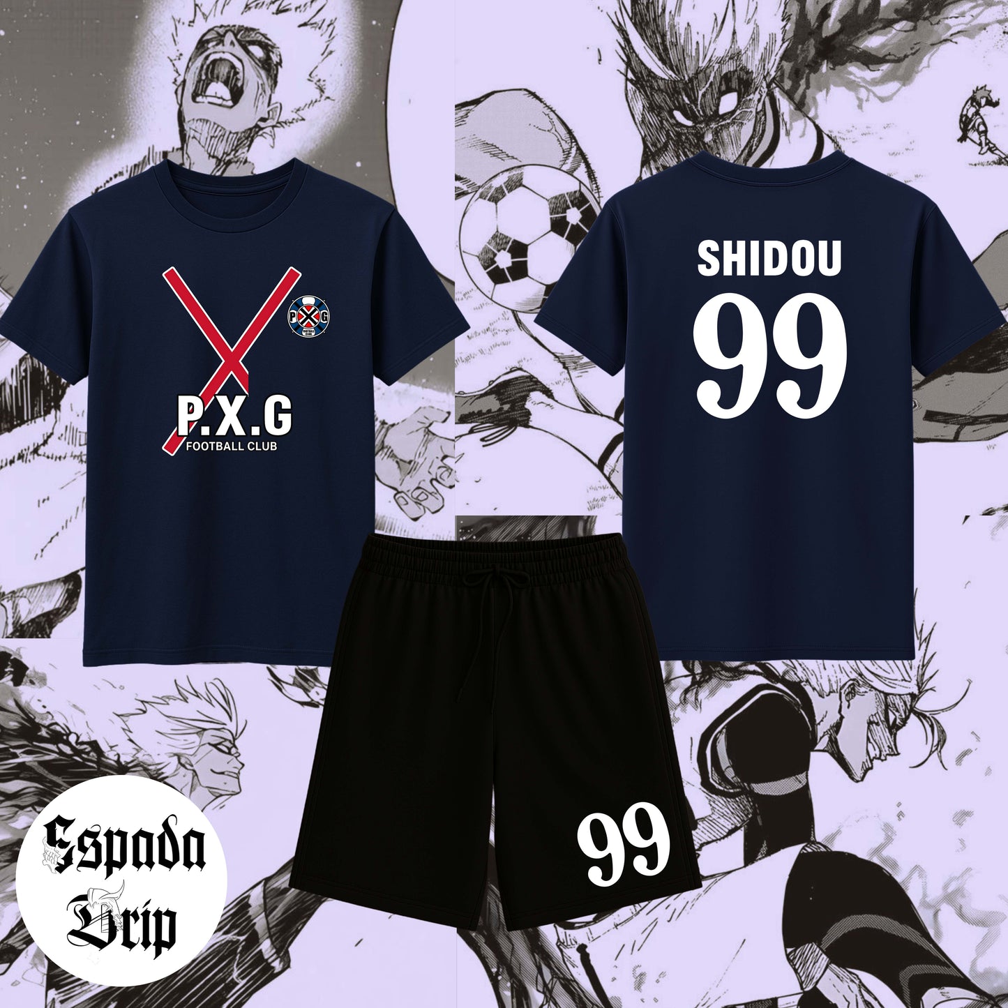 Ensemble Shidou PXG T-shirt + Short