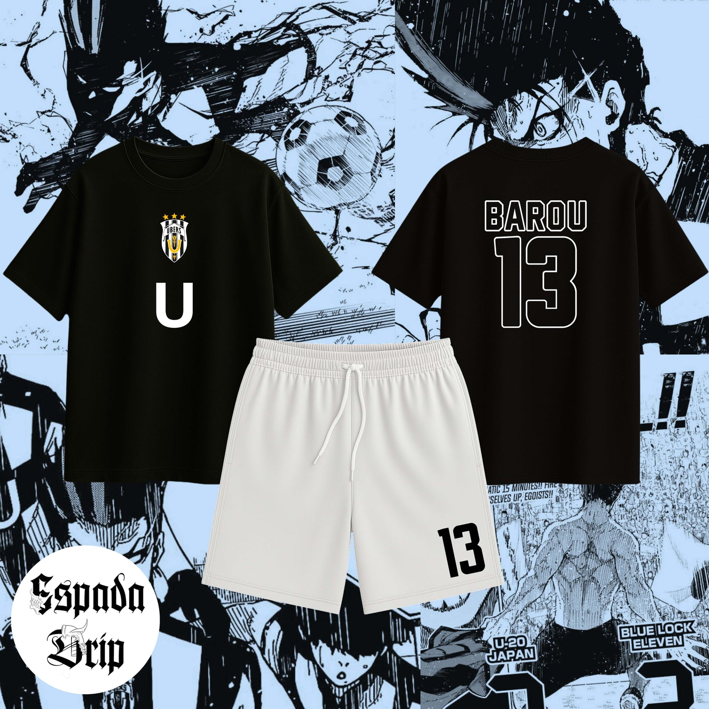Ensemble Barou Ubers T-shirt + Short